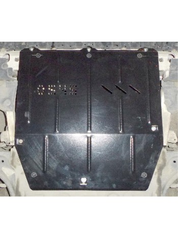 Защита двигателя, КПП, радиатора для авто Renault Laguna III 2007-2011 V-2,0i; 1,5DCI; ( TM Kolchuga ) WhiteCover