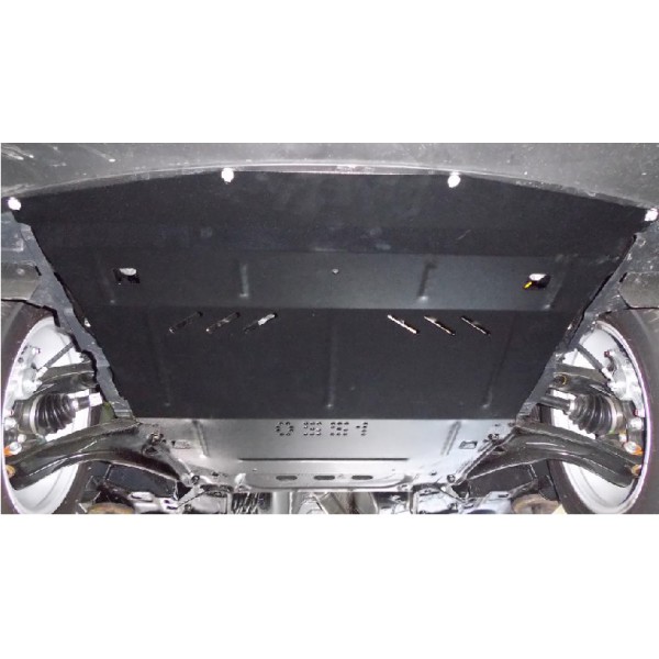 Захист двигуна і КПП і радіатора до авто Renault Kadjar 2014- V-1,2TCe; 1,5DCI АКПП,МКПП ( TM Kolchuga ) WhiteCover