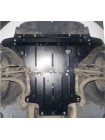 Захист радіатора, двигуна, КПП до авто Audi A4 В8 2007-2011 1.8TFSI; 2.0TFSI тільки гідропідсилювач керма ( TM Kolchuga ) WhiteCover