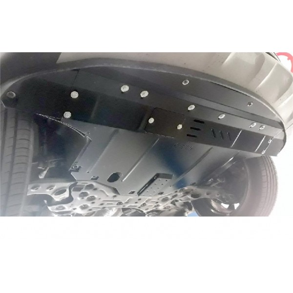 Захист двигуна, КПП, радіатора до авто Kia Sorento III 2015-2020 V-2,2 CRDI; 2,4GDI USA ( TM Kolchuga ) WhiteCover