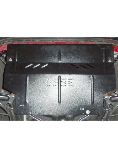 Захист двигуна, КПП, радіатора до авто Volkswagen Up 2012- V-1,0; МКПП ( TM Kolchuga ) WhiteCover