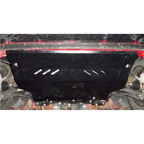 Захист двигуна, КПП, радіатора до авто Skoda Citigo 2012- V-1,0; МКПП ( TM Kolchuga ) WhiteCover