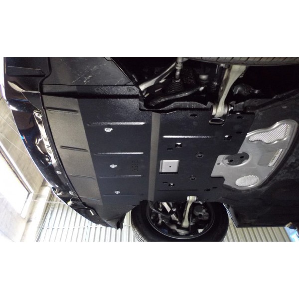 Защита двигателя, радиатора для авто BMW 5 F10 2010- 3,0D; 2,0 АКПП/только  4х4 ( TM Kolchuga ) WhiteCover