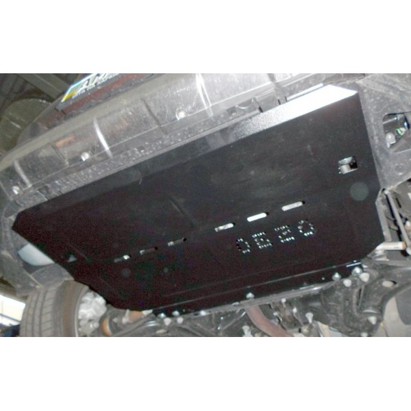 Захист двигуна, КПП, радіатора до авто Peugeot 208 2012-2020 V-1,4D; 1,6HDi робот/МКПП ( TM Kolchuga ) WhiteCover