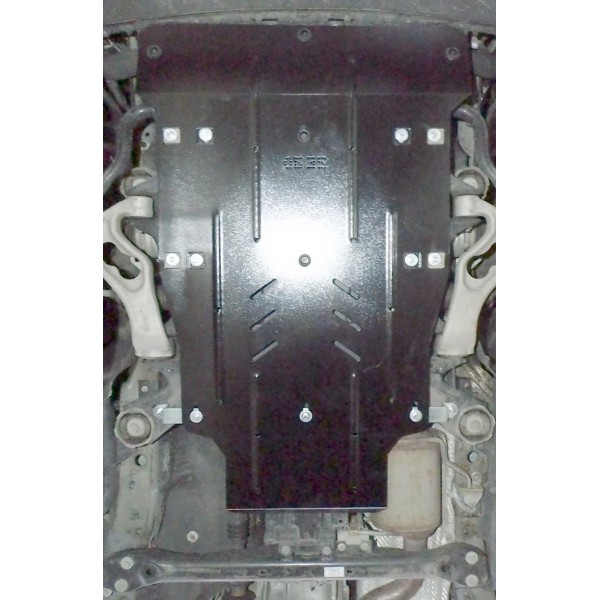Захист двигуна, КПП, радіатора до авто Porsche Cayenne 2007-2018 V-3.0 D; 3,6; 4.2 quattro АКПП ( TM Kolchuga ) WhiteCover