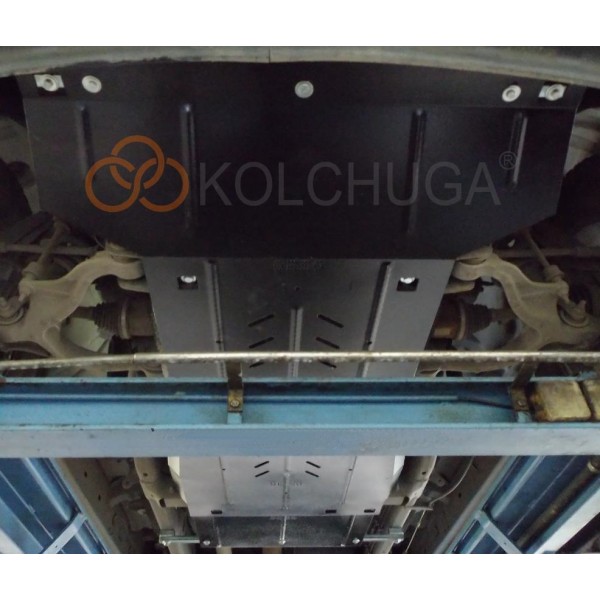 Захист двигуна, КПП, РКПП, радіатора до авто Dodge Ram 1500 2009-2019 V-5.7HEMI, SLT, (АКПП, 4x4, 3мм сталь) ( TM Kolchuga ) ZiPoFlex