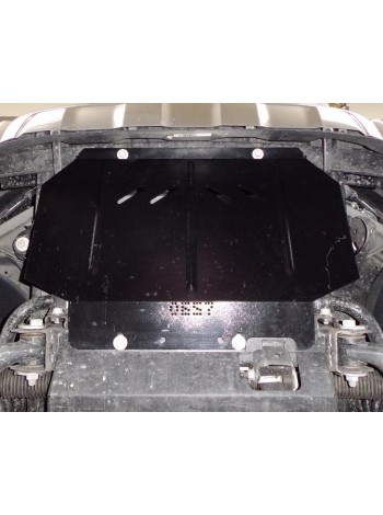 Защита радиатора для авто Ford Ranger 2011-2018 V-2,2ТDI; 3,2ТD; ( TM Kolchuga ) WhiteCover