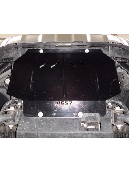 Защита радиатора для авто Ford Ranger 2011-2018 V-2,2ТDI; 3,2ТD; ( TM Kolchuga ) WhiteCover