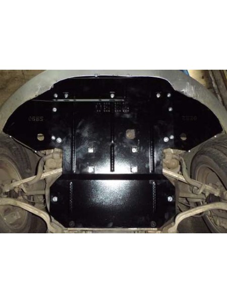 Захист радіатора, двигуна, КПП до авто Audi A8 D3 2005-2010 4.2TDI ( TM Kolchuga ) WhiteCover