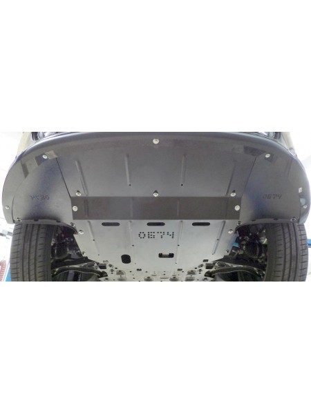 Захист двигуна, КПП, радіатора до авто Kia Optima 2015- V-всі окрім 2,0 turbo USA ( TM Kolchuga ) WhiteCover