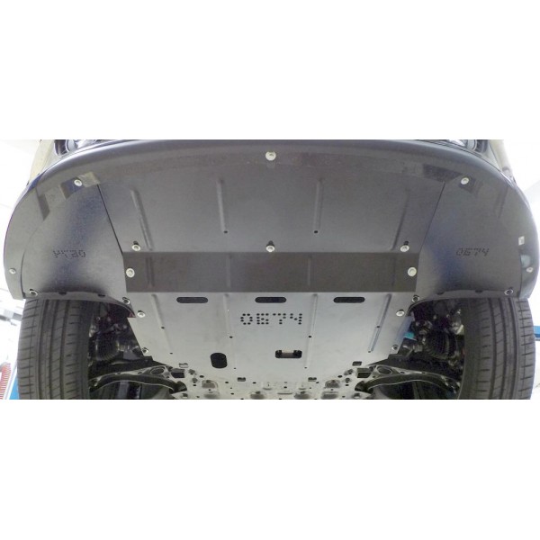 Захист двигуна, КПП, радіатора до авто Kia Optima 2015 - V-всі окрім 2,0 turbo USA ( TM Kolchuga ) ZiPoFlex