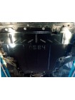Захист двигуна, КПП, радіатора до авто Nissan NV200 2009- V-1,6i; 1,5DCI окрім бази Maxi ( TM Kolchuga ) WhiteCover