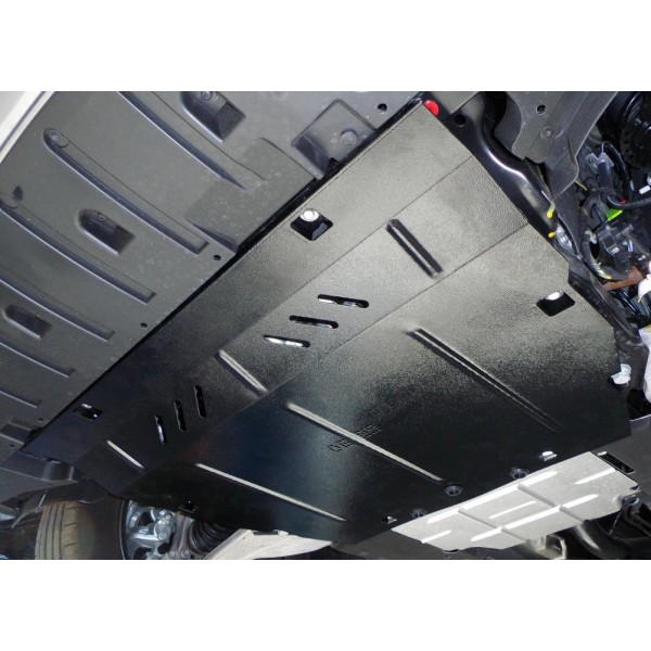 Захист двигуна, КПП до авто Ford Edge 2014-2019- V- 2,0D; 2.0 ( TM Kolchuga ) WhiteCover