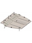 Защита двигателя, КПП для авто Ravon R2 2016- V-1,2 ( TM Kolchuga ) WhiteCover