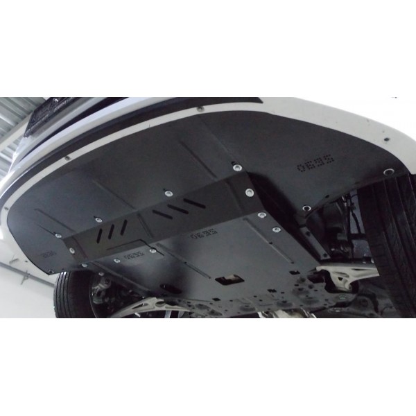 Захист двигуна, КПП, радіатора до авто Hyundai Sonata LF 2015-2019 V-1,6; 2,0;2,4; окрім Hybrid ( TM Kolchuga ) WhiteCover