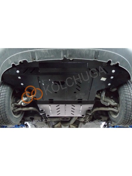 Захист двигуна, КПП, радіатора до авто Audi A4 B6 2000-2004 V-всі ( TM Kolchuga ) ZiPoFlex