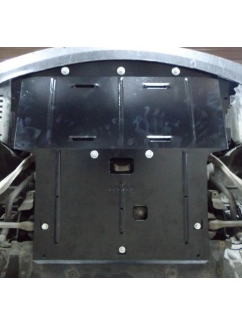 Защита двигателя, радиатора для авто BMW 5 E60/E61 2003-2010 2,3; 2,5; 3,0і 4х4 АКПП ( TM Kolchuga ) WhiteCover