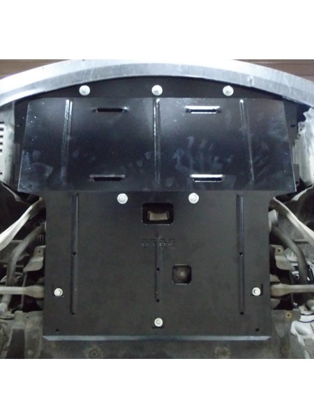 Захист двигуна, радіатора до авто BMW 5 E60/E61 2003-2010 2,3; 2,5; 3,0і 4х4 АКПП ( TM Kolchuga ) WhiteCover