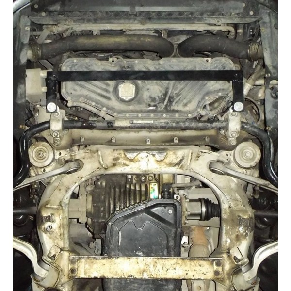 Захист двигуна, КПП, радіатора до авто Volkswagen Phaeton 2002-2016 V-3,2i; 3,0TDI АКПП ( TM Kolchuga ) WhiteCover