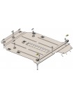 Захист двигуна, КПП до авто Mercedes-Benz W169 А 160/180/200 2004-2012 V-всі ( TM Kolchuga ) WhiteCover
