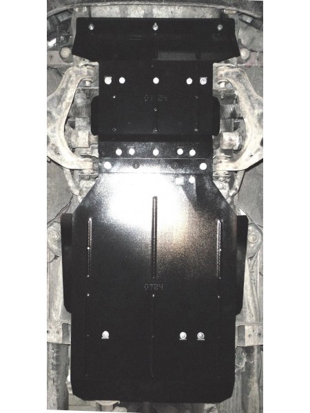 Захист двигуна, КПП, РКПП, радіатора до авто Ford F-150 2009-2014 V-5.4i АКПП/сталь 3мм ( TM Kolchuga ) WhiteCover