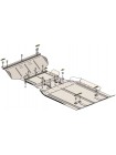 Захист двигуна, КПП, РКПП, радіатора до авто Ford F-150 2009-2014 V-5.4i АКПП/сталь 3мм ( TM Kolchuga ) WhiteCover