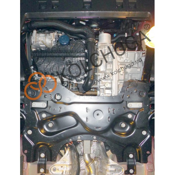 Захист двигуна, КПП для авто Peugeot 5008 2016- V-1.6i; 1,5HDi; 2.0 BlueHDi АКПП Standart ( TM Kolchuga )