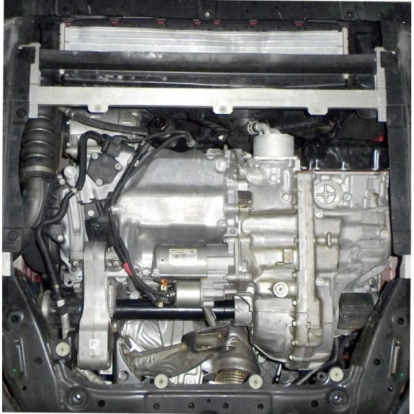 Захист двигуна, КПП, радіатора до авто BMW 2 F45 2014-2021 1.5i АКПП ( TM Kolchuga ) ALuOX