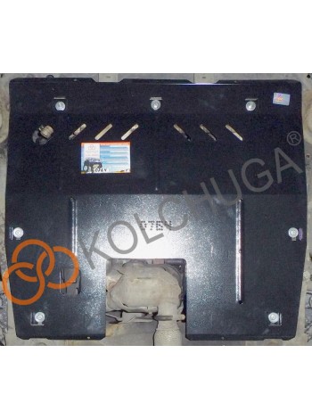 Захист двигуна, КПП до авто Citroen С8 2002-2012 V-2,0 HDI 120 k/w, 163л.с. МКПП ( TM Kolchuga ) WhiteCover