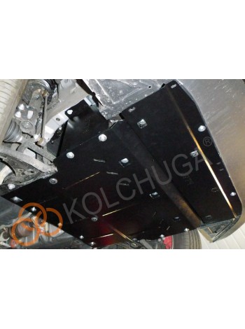 Защита двигателя, радиатора, КПП для авто Jac S2 2015-2019- V-1,5і ( TM Kolchuga ) WhiteCover