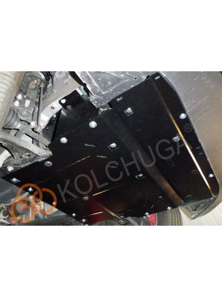 Захист двигун, радіатор, КПП до авто Jac S2 2015-2019- V-1,5і ( TM Kolchuga ) WhiteCover