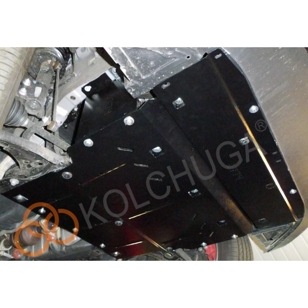 Захист двигуна, радіатора, КПП до авто Jac S2 2015-2019- V-1,5і (TM Kolchuga) ZiPoFlex