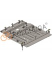 Захист двигуна, КПП до авто Mercedes-Benz W169 А 150 2004-2012 V-1,5i АКПП ( TM Kolchuga ) WhiteCover