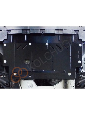 Захист двигуна, КПП до авто Opel Vivaro 2014-2019 V-1,6 CDТI ( TM Kolchuga ) WhiteCover