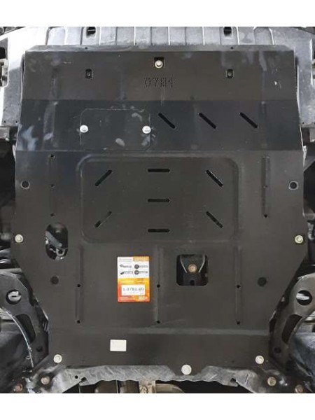 Захист двигуна, КПП, радіатора до авто Mitsubishi Outlander III рестайлінг 2015-2020 V-2,0; HYBRID; 2,4і; HYBRID/та збірка USA ( TM Kolchuga ) ALuOX