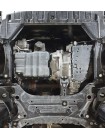 Захист двигуна, КПП, радіатора до авто Mitsubishi Outlander рейстайлінг 2015- V-2,0; HYBRID; 2,4і; (HYBRID, складання USA) ( TM Kolchuga ) Стандарт
