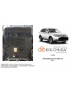 Захист двигуна, КПП, радіатора до авто Mitsubishi Outlander III рестайлінг 2015-2020 V-2,0; HYBRID; 2,4і; HYBRID/та збірка USA ( TM Kolchuga ) ALuOX