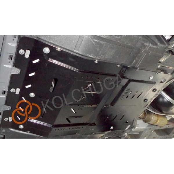 Захист двигуна, КПП, радіатора до авто Peugeot Boxer III 2014- V-2.2 Hdi; 2,0; (TM Kolchuga) ZiPoFlex
