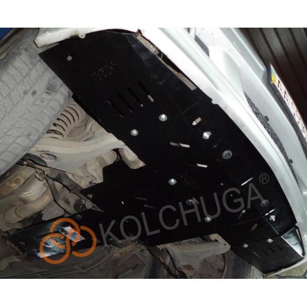Захист двигуна, радіатора до авто Mercedes-Benz W210 1995-2001 V-всі /окрім 4 Matik/ ( TM Kolchuga ) WhiteCover