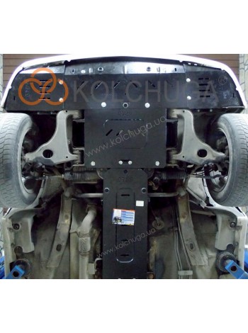 Захист КПП до авто Mercedes-Benz W210 1995-2001 V-2,0; 2,0D; 2,2D; /окрім 4 Matik/ АКПП ( TM Kolchuga ) WhiteCover
