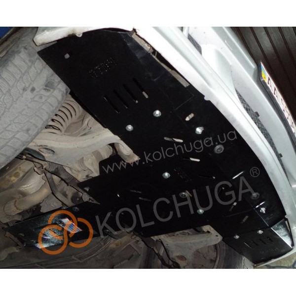 Захист захист КПП до авто Mercedes-Benz W 210 1995-2001 V-2,0; 2,0D; 2,2D; (крім 4 Matik, АКПП) (TM Kolchuga) ZiPoFlex