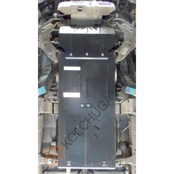 Защита двигателя, КПП, радиатора, РКПП, передний мост для авто Great Wall Wingle5 2011- V-2,0 D с фильтром сажи Euro 5 (МКПП, только дизель) ( TM Kolchuga ) ZiPoFlex
