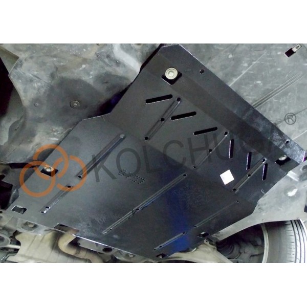 Захист двигуна, КПП до авто Chevrolet Volt I HYBRID 2010-2015 V-1,4; АКПП ( TM Kolchuga ) WhiteCover
