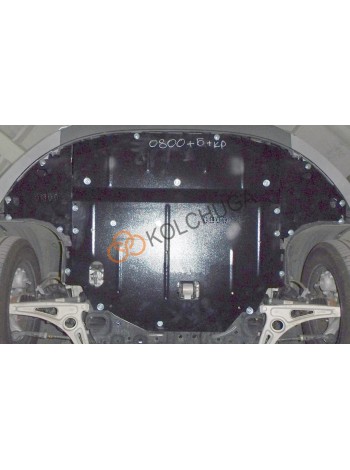 Захист двигуна, КПП, радіатора до авто Hyundai Ioniq Hybrid 2016-2021 V-1,6i АКПП ( TM Kolchuga ) WhiteCover