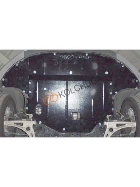 Захист двигуна, КПП, радіатора до авто Hyundai Ioniq Hybrid 2016-2021 V-1,6i АКПП ( TM Kolchuga ) WhiteCover