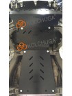 Захист двигуна, КПП, радіатора до авто Toyota Tundra 2007-2013 V-4,7і; 5,7і; АКПП/сталь 3мм ( TM Kolchuga ) WhiteCover