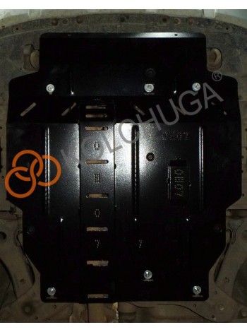 Захист двигуна, КПП до авто Mitsubishi Outlander II / XL 2006-2012 V-3,0 АКПП/МКПП/варіатор ( TM Kolchuga ) WhiteCover