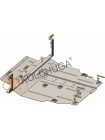 Захист двигуна, КПП до авто Mitsubishi Outlander II / XL 2006-2012 V-3,0 АКПП/МКПП/варіатор ( TM Kolchuga ) WhiteCover