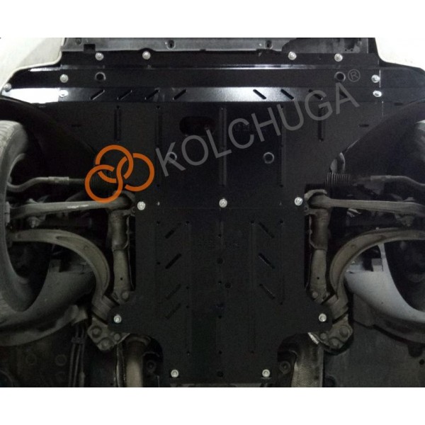 Захист двигуна, КПП до авто Audi A4 B8 2011-2015 V-2.0 TDI; 2.0 TFSi; (тільки електропідсилювач) (TM Kolchuga) ZiPoFlex