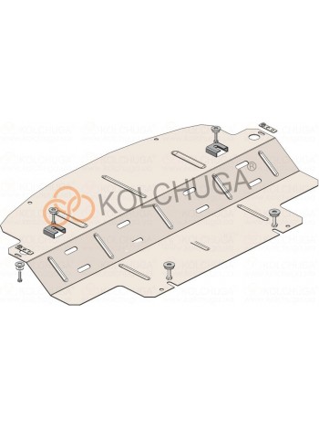 Защита радиатора для авто Mercedes-Benz W 251 R500 2005-2014 V-5,0i (АКПП, 4х4) ( TM Kolchuga ) Стандарт